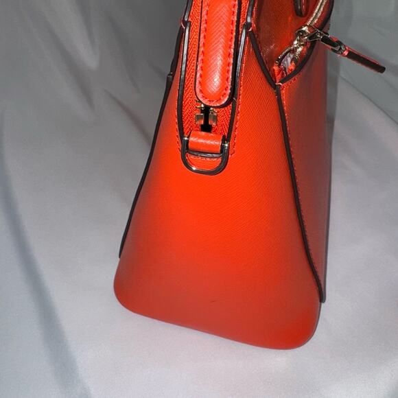 NWT: Kate Spade Louise Tamarillo (Vibrant Orange) Medium Dome Satchel Purse (v) - Picture 6 of 16